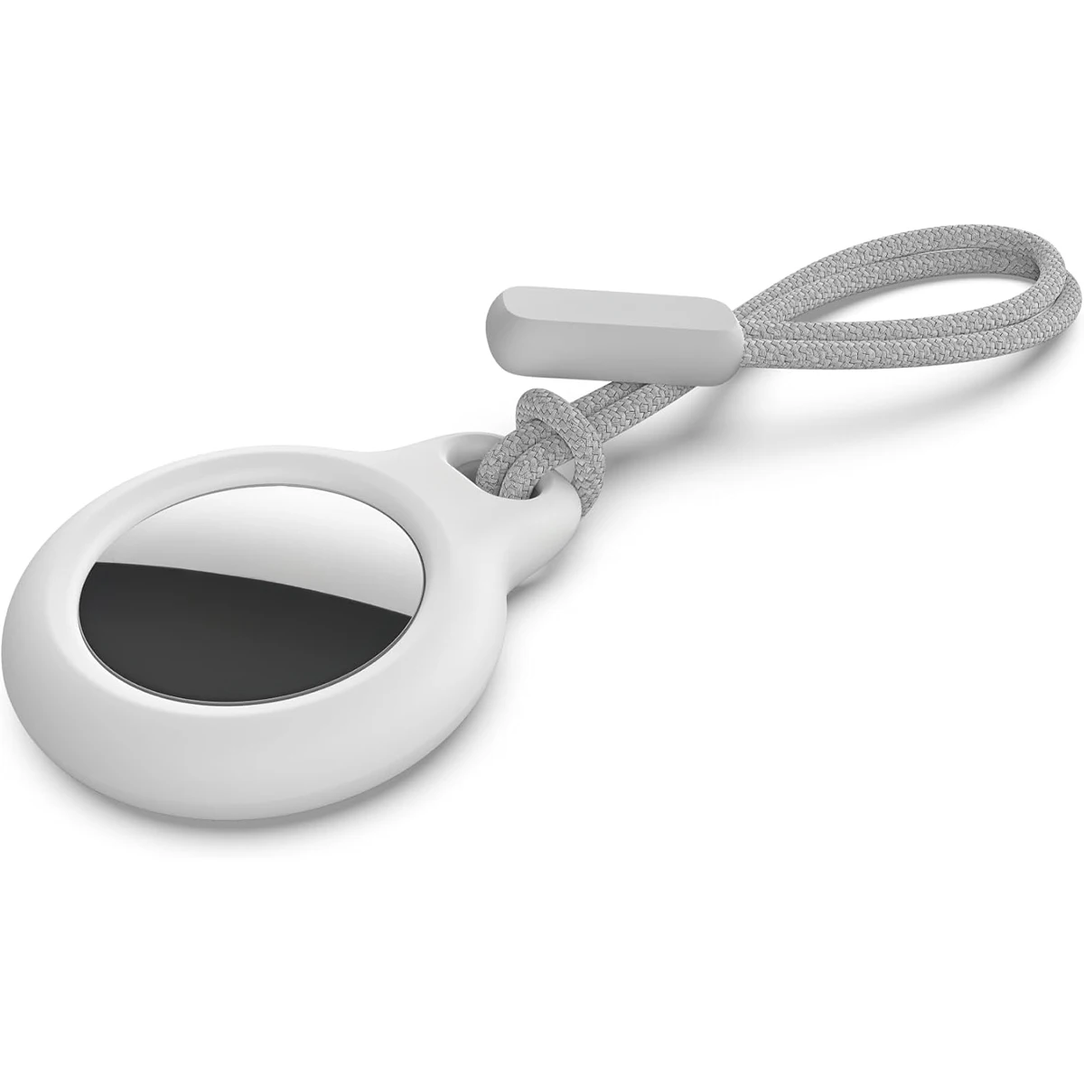 حامل أنيق مع حزام لحافظة Apple Airtag الغطاء الواقي ملحقات تعقب الصدمات المضادة للخدش المفاتيح غطاء علامة الهواء