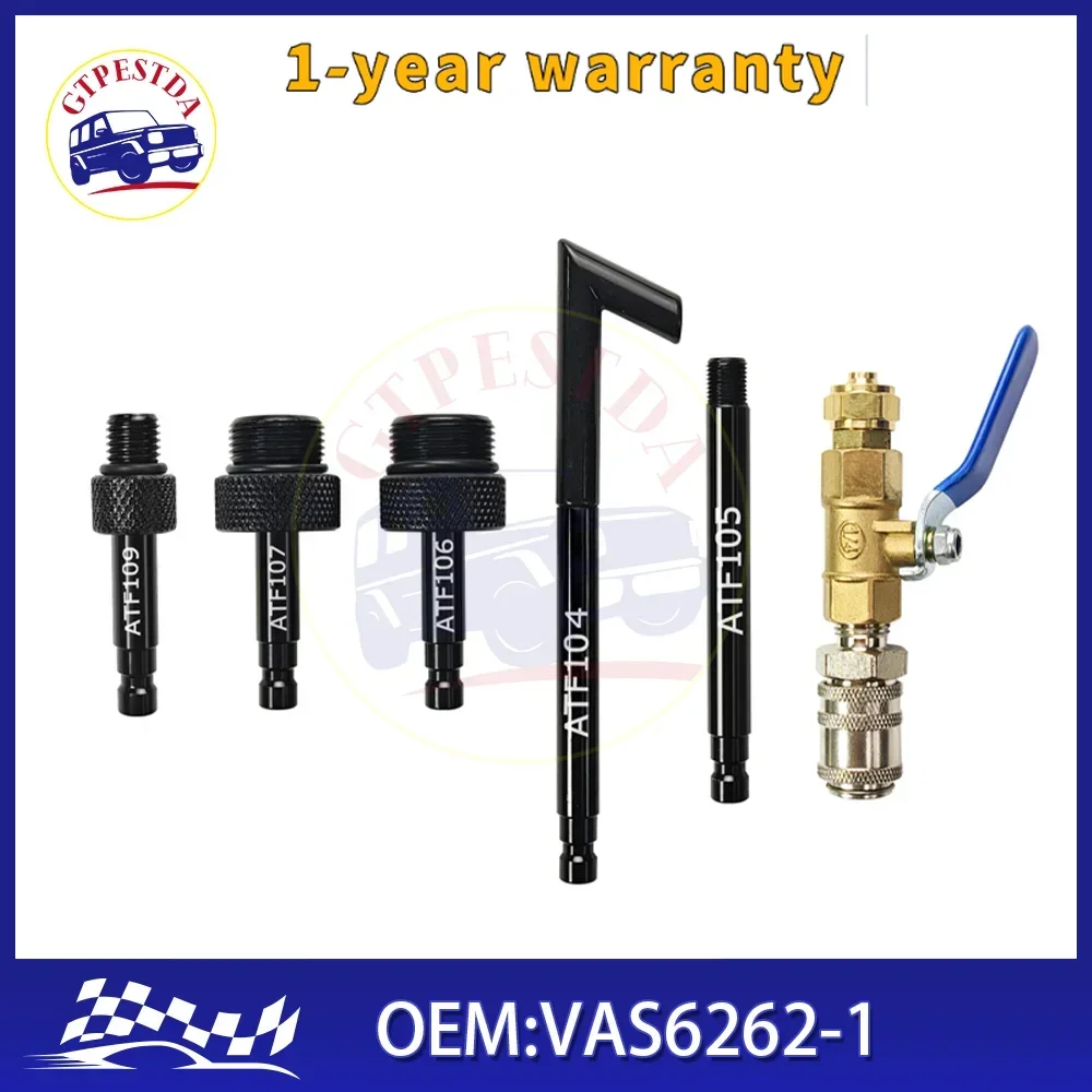 

GTPESTDA Oil Filler Gearbox Connector VAS6262-1 VAS6262-2 VAG1924/1 For 722.9 Transmission Fluid Oil Filling Filler Adapter CVT