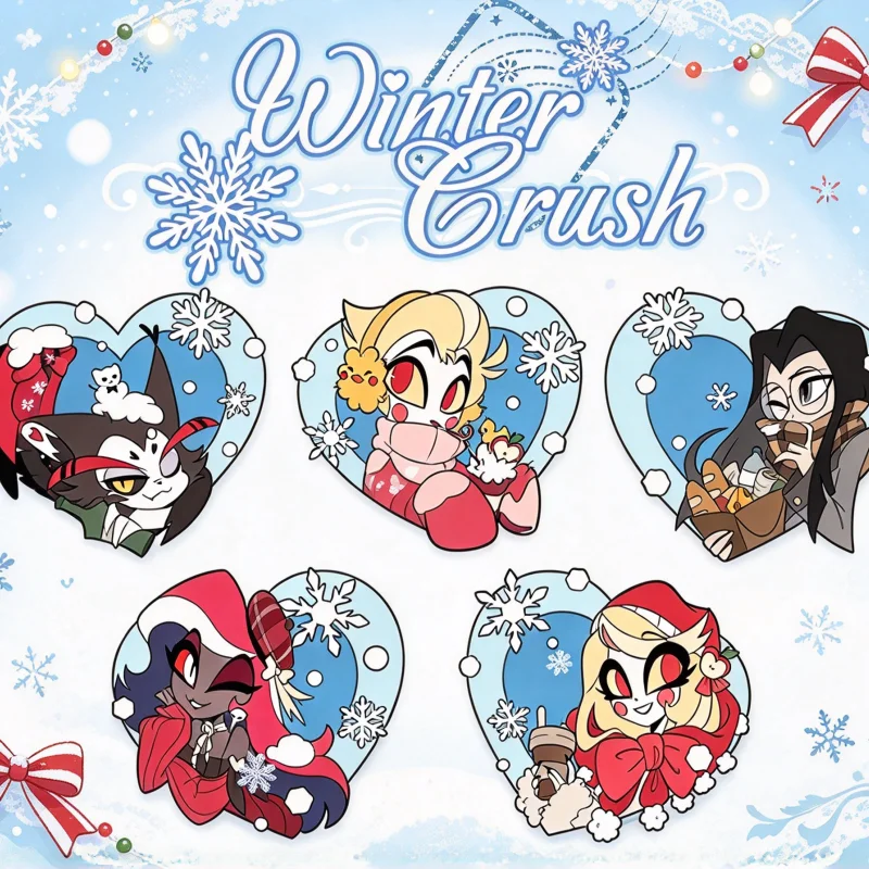 New Hazbin Hotel acrylic Pins,BaxTer NiFFty Abel Adam Lute Sera Cherri ，Cosplay Fan Collectible  Decor Gift for Anime Fans
