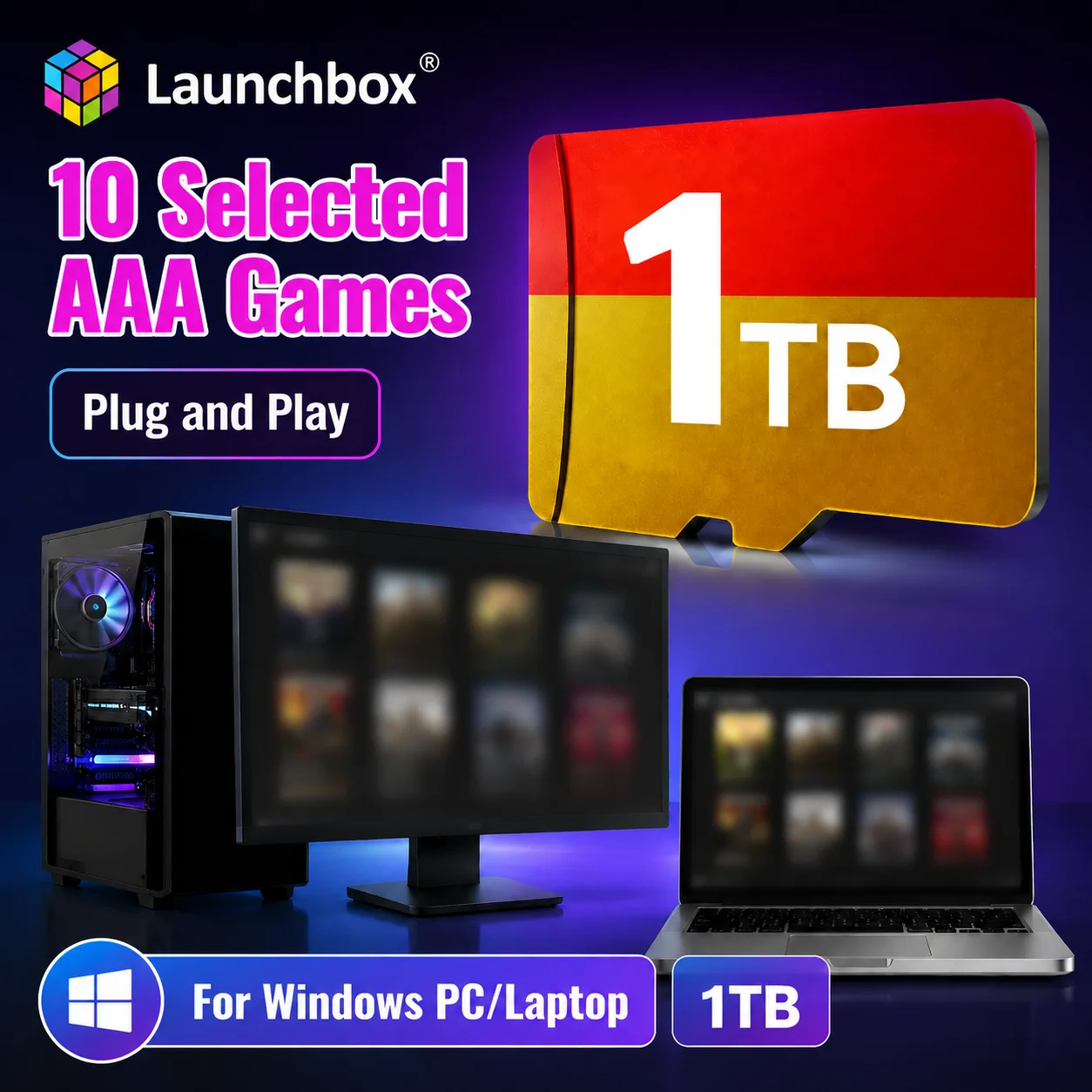 Pc Gaming Aaa - 새로운 1TB 게임 카드, 윈도우 PC&노트북용