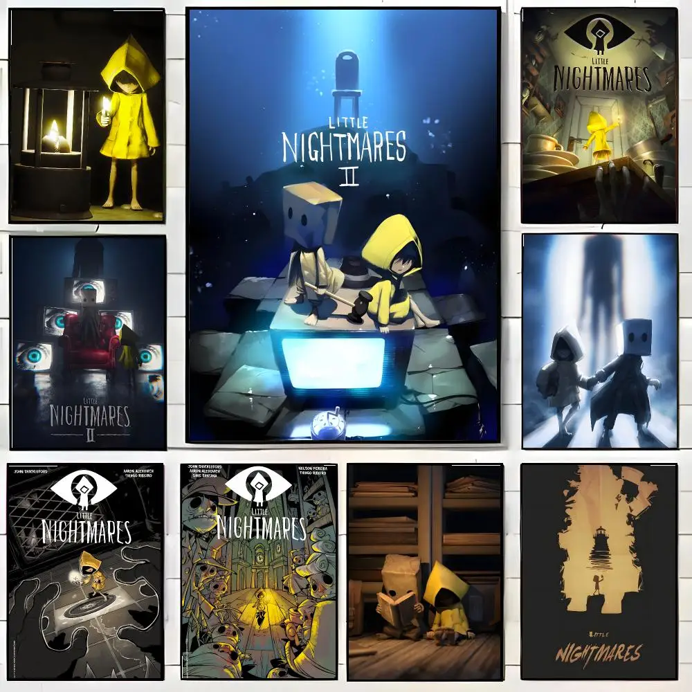 L-Little Nightmares Poster High-definition Waterproof Poster Stickers Suitable For Bedroom Living Room Home Decoration