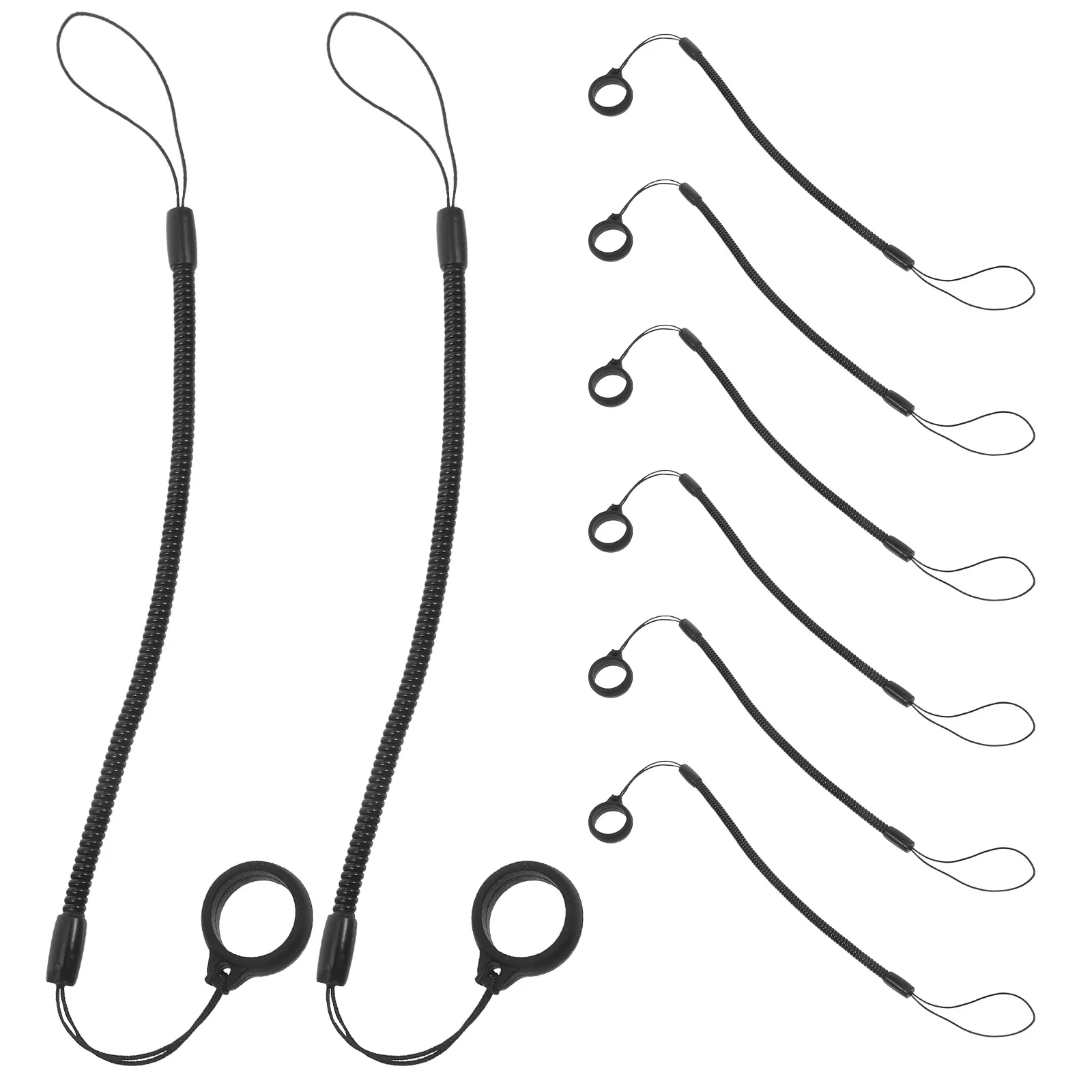 

8 шт., ремешок для стилуса, классический черный ремешок с защитой от потери, выдвижной поводок для ручки, эластичный шнур для планшета, буфера обмена, стилус для письма