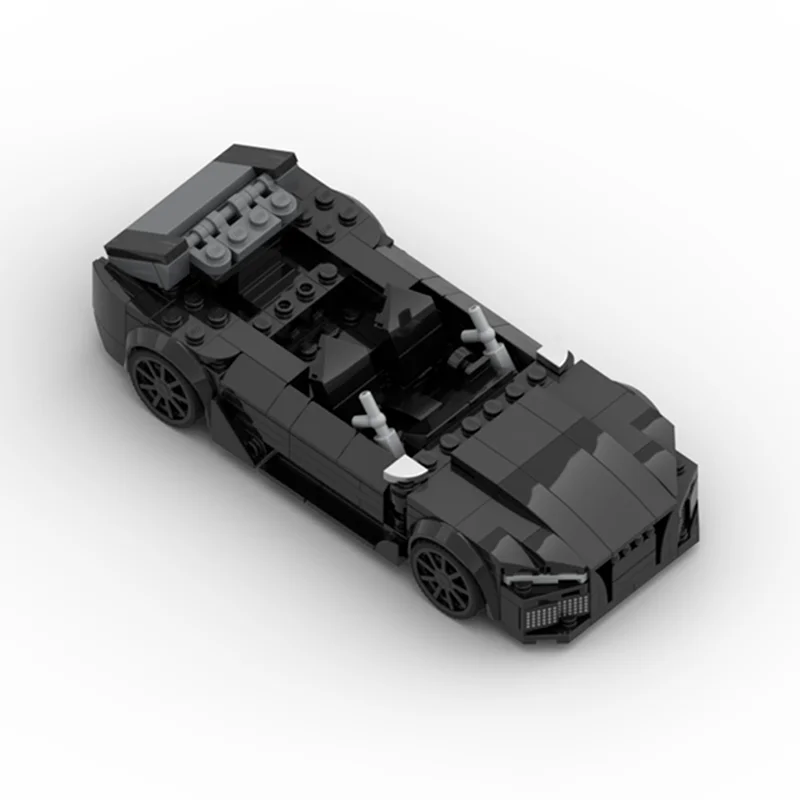 352 個 Moc カスタマイズテクニカル高級ブラックスポーツカーモデルスーパーカービルディングブロックスピード車両レンガのおもちゃ子供大人のギフト