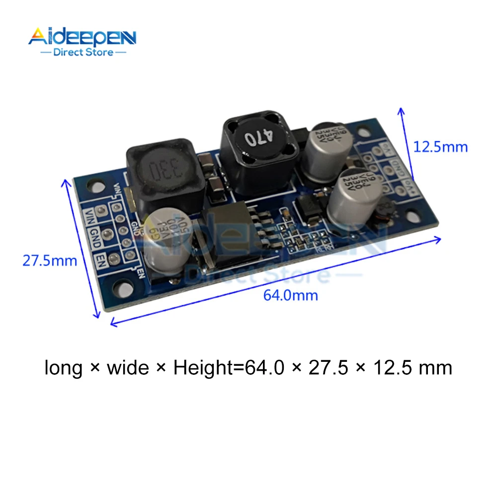 DC-DC Buck-boost Power Supply Module Single Channel 4.8V-35V To 5V 12V 15V 10W/20W Positive And Negative OP Amp Audio Module