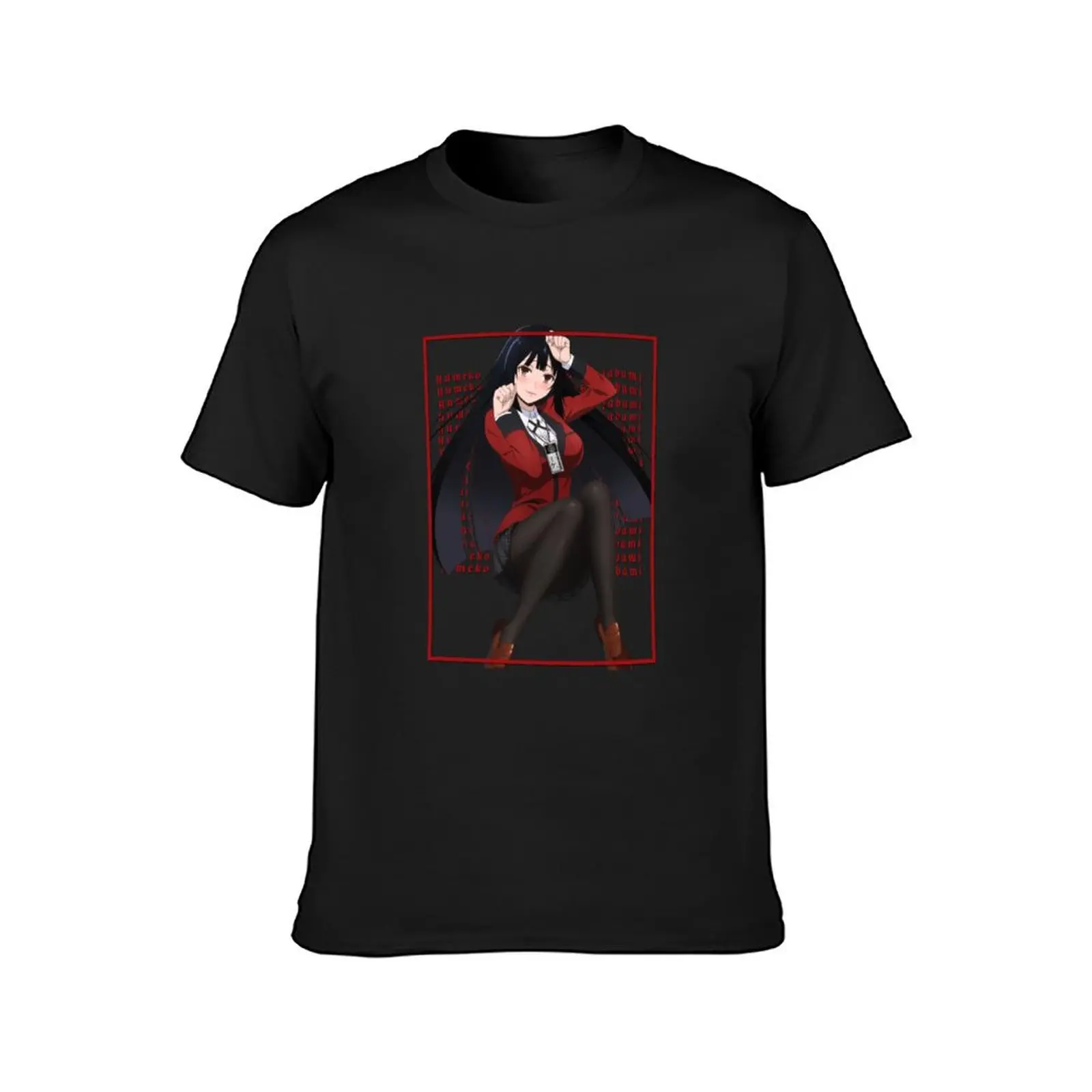 Yumeko Jabami RED edgy overload T-Shirt aesthetic clothes anime clothes quick drying funnys mens cotton t shirts