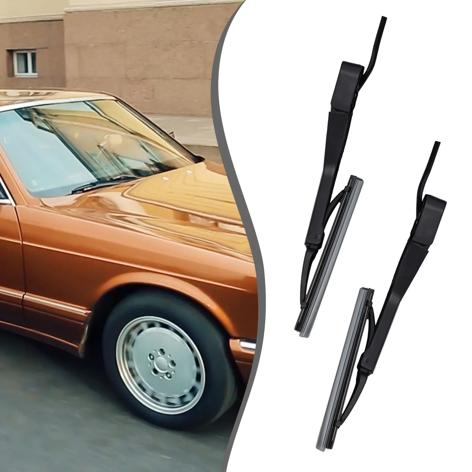 

2pcs Car Headlight Wiper RH+LH For Mercedes W126 A1268204544 A1268204644 Left And Right 126.020 260 SE 126.024 300 SE