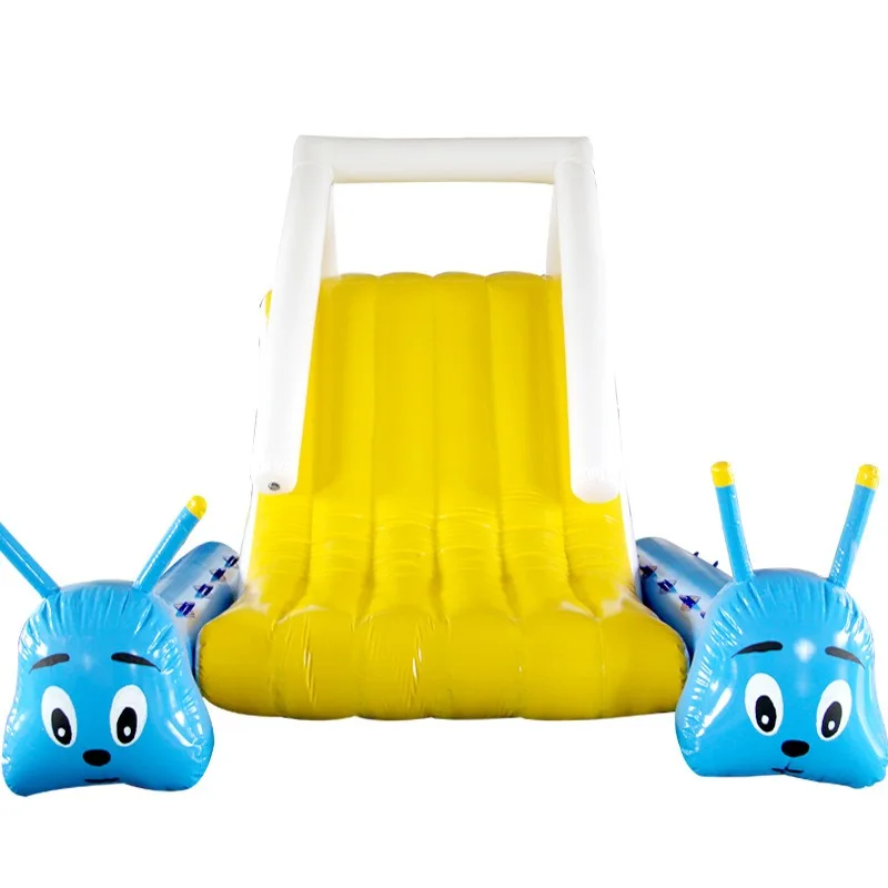 

Inflatable triangle slide mobile water park breakthrough children's ocean pool toy