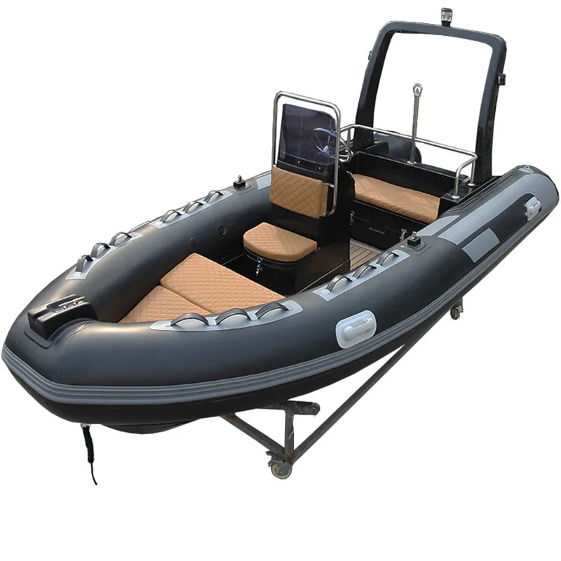 4.8m 15.7ft rib boat china large pvc fishing sports boat rib oem inflatable boat for sale