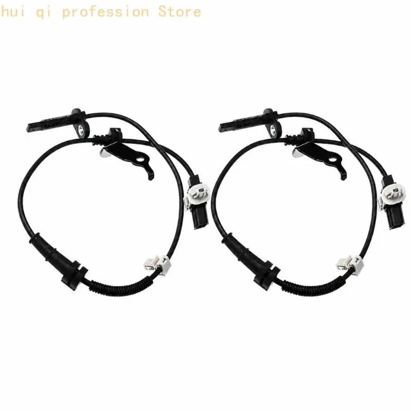 Two Front ABS Wheel Sensors 57455T2FA01 for 2014-2017 Front Service Work, Left Right Assemblies with Mounting Bracket and Number