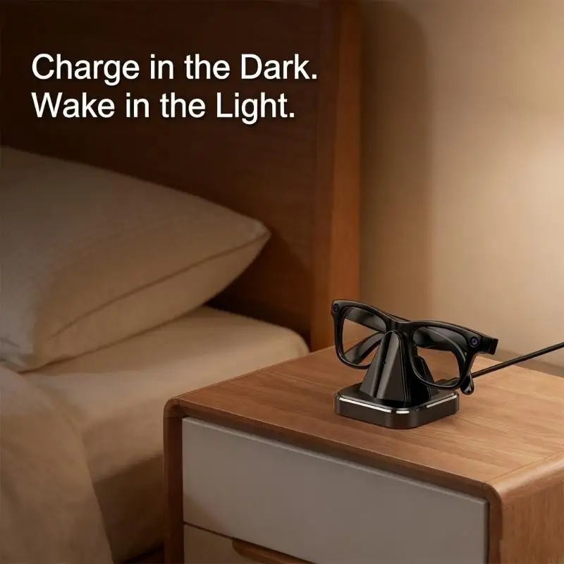 

Efficient Charging Dock for Intelligent Eyewear Quick Power Ergonomic Design