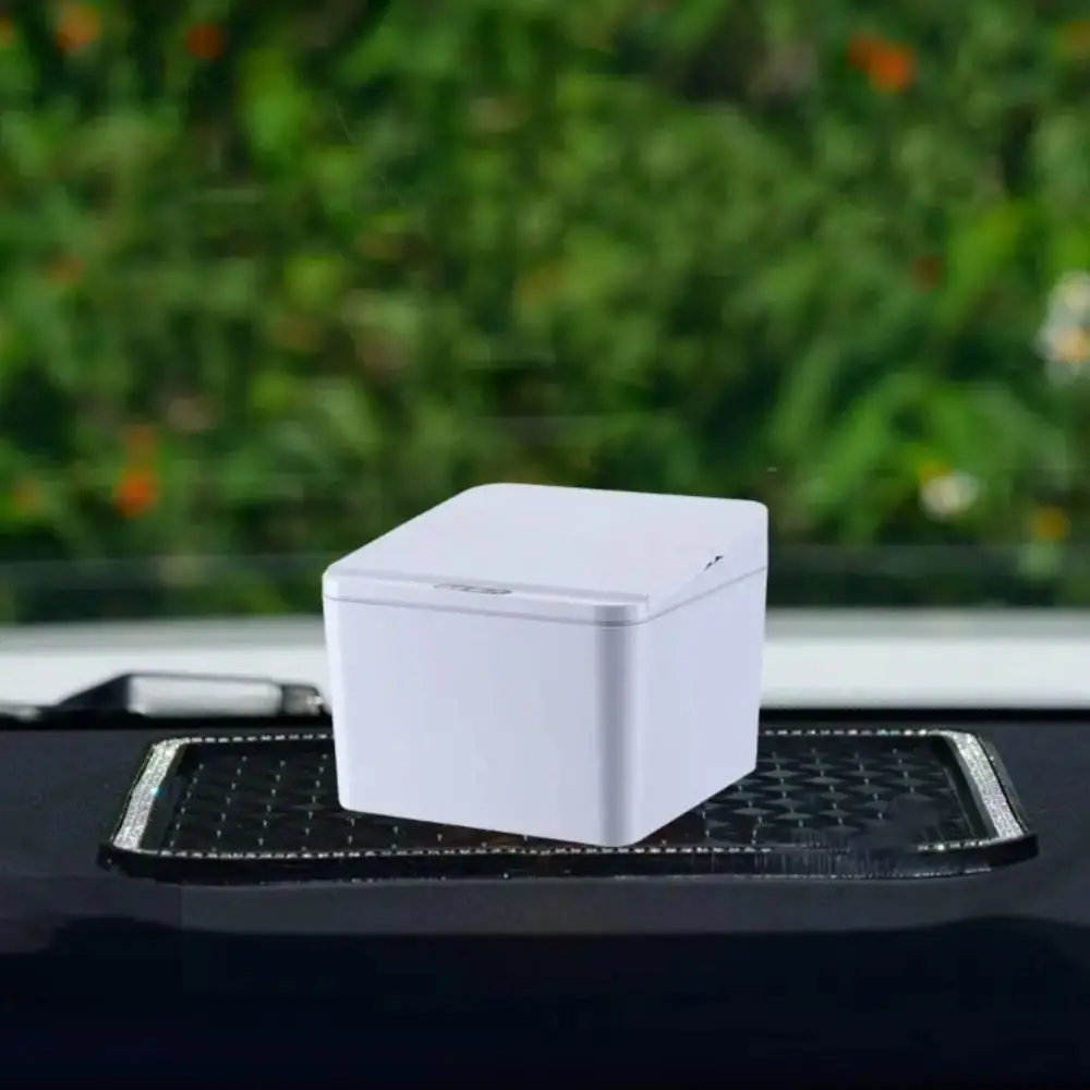 

С крышкой, электрический сенсорный мусорный бак, настольный дизайн, автоматический датчик, автоматический мусорный бак, 4 л, портативный дизайн для хранения