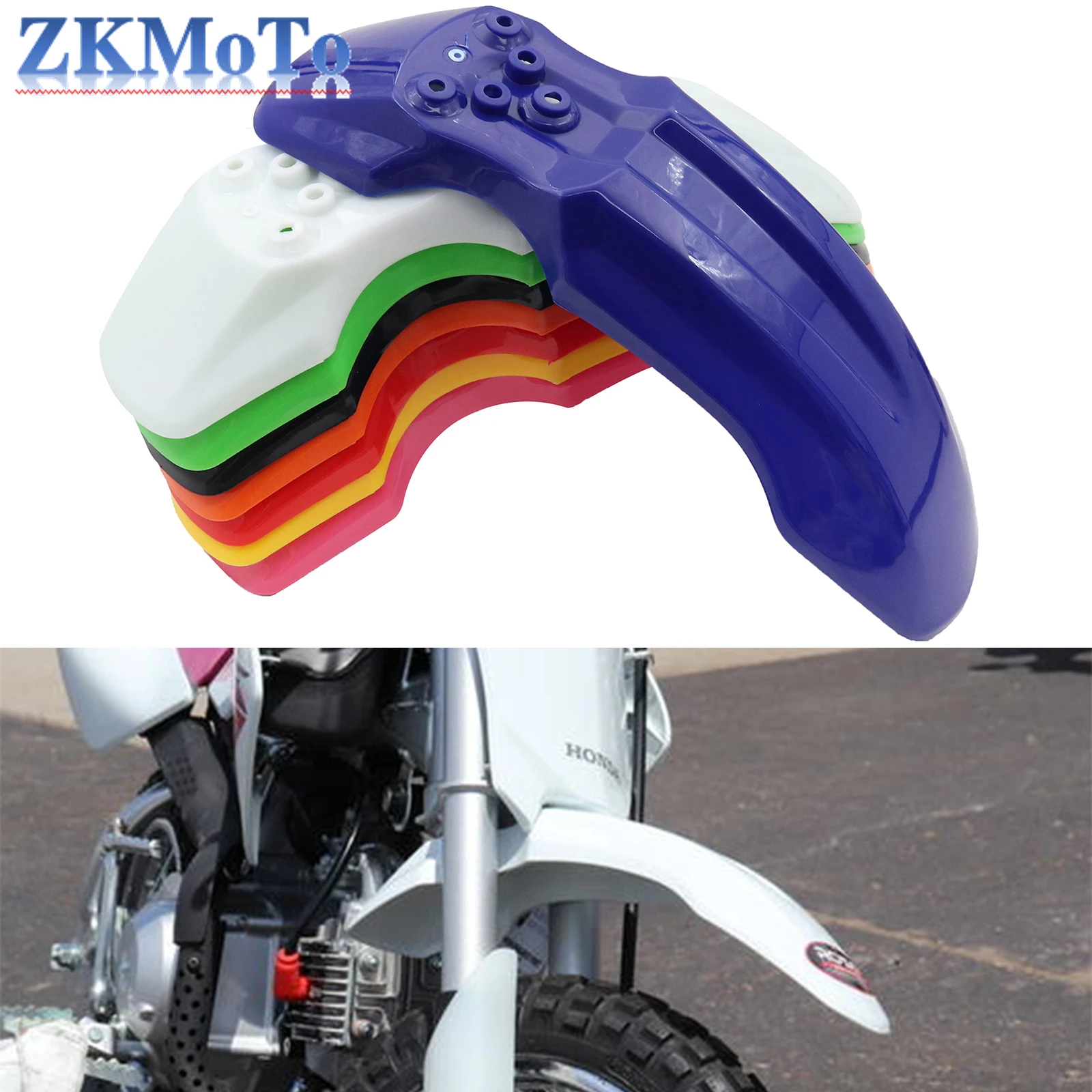 Przedni błotnik motocykla osłona błotnika plastikowa osłona nadwozia dla Honda CRF50 2004-2022 XR50 2000-2003 części ochronne do roweru terenowego