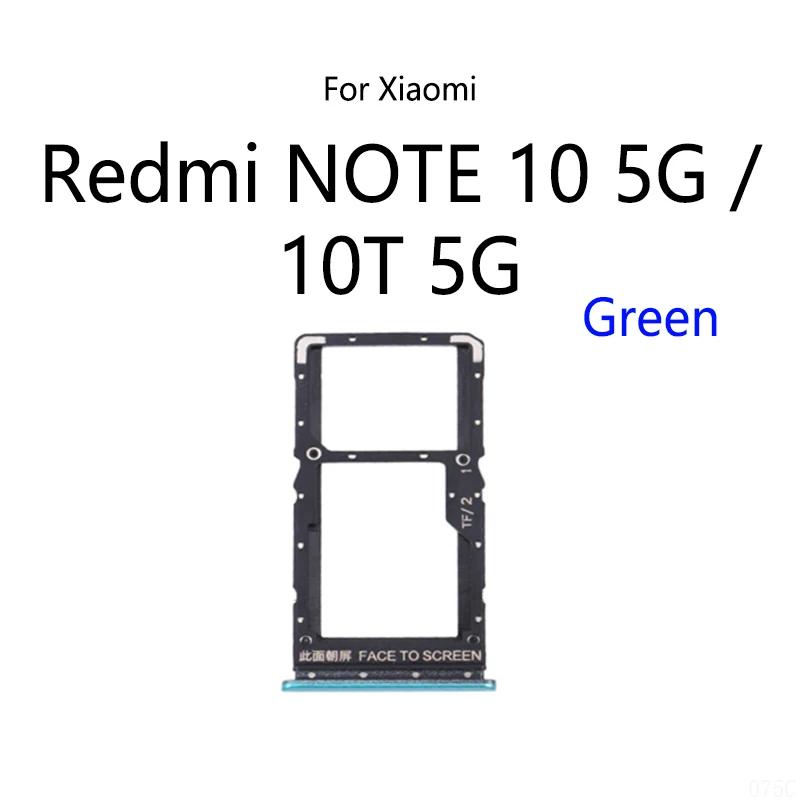 Ranura para tarjeta SIM para Xiaomi Redmi NOTE 10 5G 10T, soporte de bandeja, toma de lector de tarjeta Sim