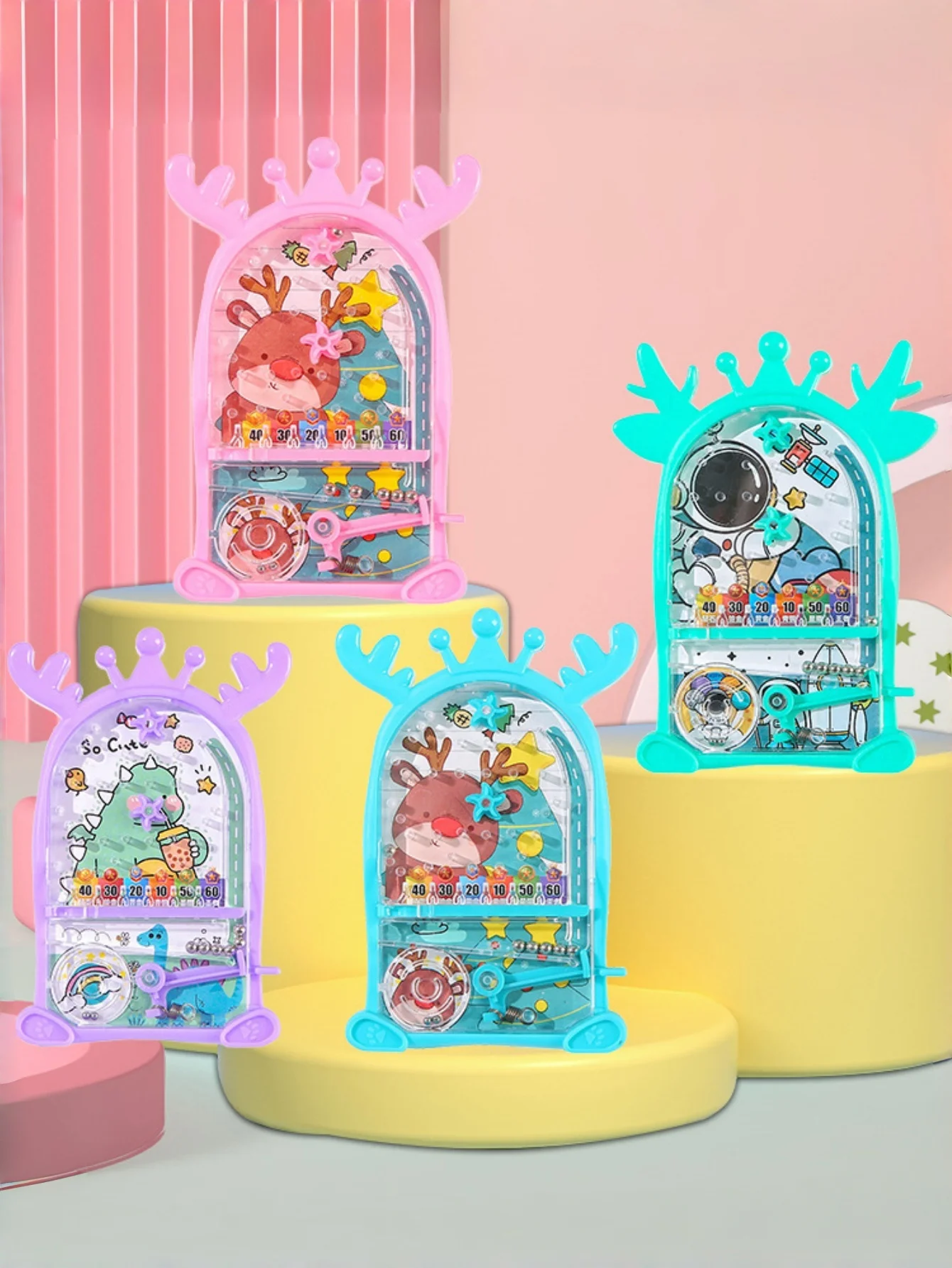 5 szt. Automat Pinball z Labiryntem Inteligencji, Zabawka, Gra, Automat na Nagrody, Prezent, Pinball