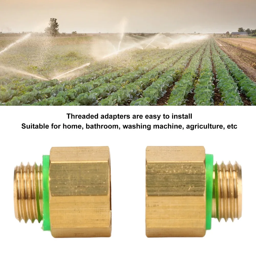 4PCS Brass High Pressure Sprayer Reducer Adapter M18 Internal Thread To M14 External Thread Lightweight Irrigation Spray Adapter