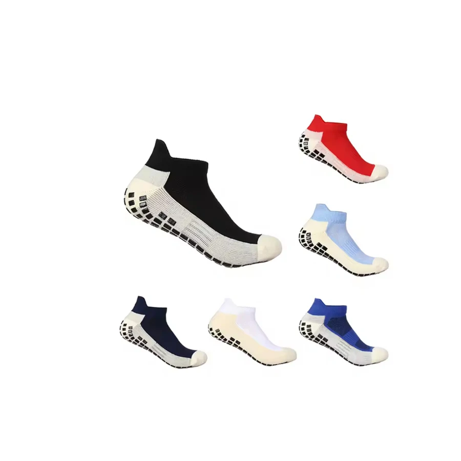 

1 pair new men womennon slip football socks breathable running yoga socks hiking short socks boat socks