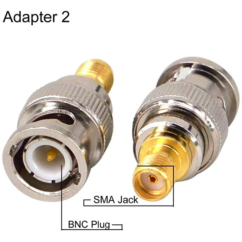 AA81-SMA To BNC Kits 3 Set RF Adapter Connector Kits For SDR Ham Radio Baofeng UV-5R UV82 V-5R5 Two Way Handheld Radio B