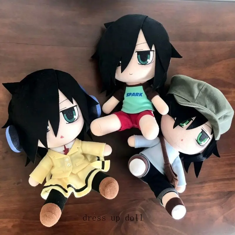 ‌Kuroki Tomoko Attributes Anime Cosplay Fumo Sitting Posture Cotton Doll Mascot Cartoon Figures Plush Stuffed Plushie Toy Gift