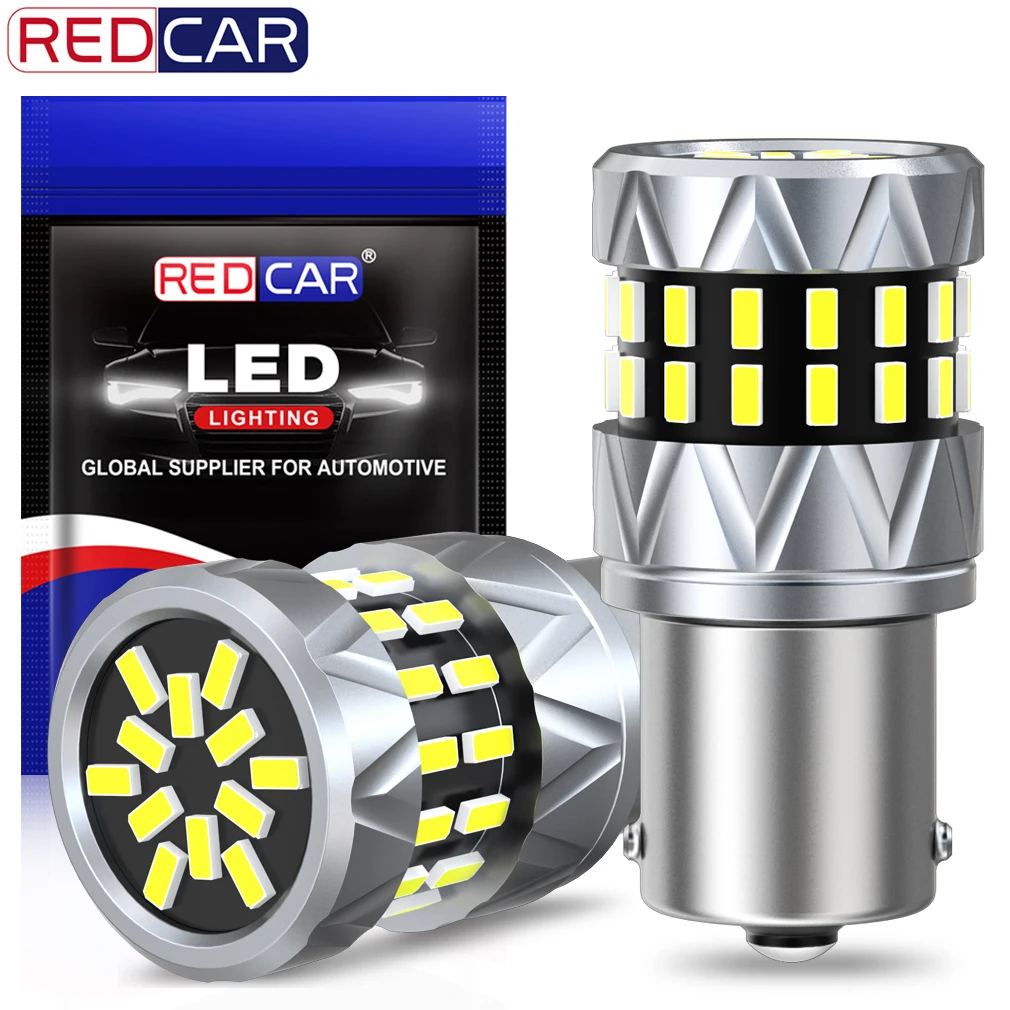 2pcs CanBus Lamp 1156 BA15S P21W BAU15S PY21W 7440 W21W P21/5W 1157 BAY15D 7443 LED Bulbs 42smd  3014 Chips Reverse Turn Signal