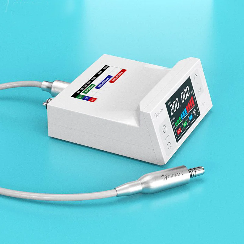 High-quality E-type Electric Micromotor with Color Screen, Brushless Motor and Fiber Optic Contra-angle Dental Handpiece