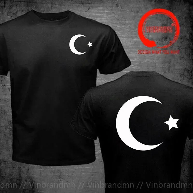 Turkey Fans Cheer Moon Stars T Shirt Men Casual Cotton Summer Tee Shirt Funny Turkish Flags T-shirt Tur TR Turkey Flag Tshirt