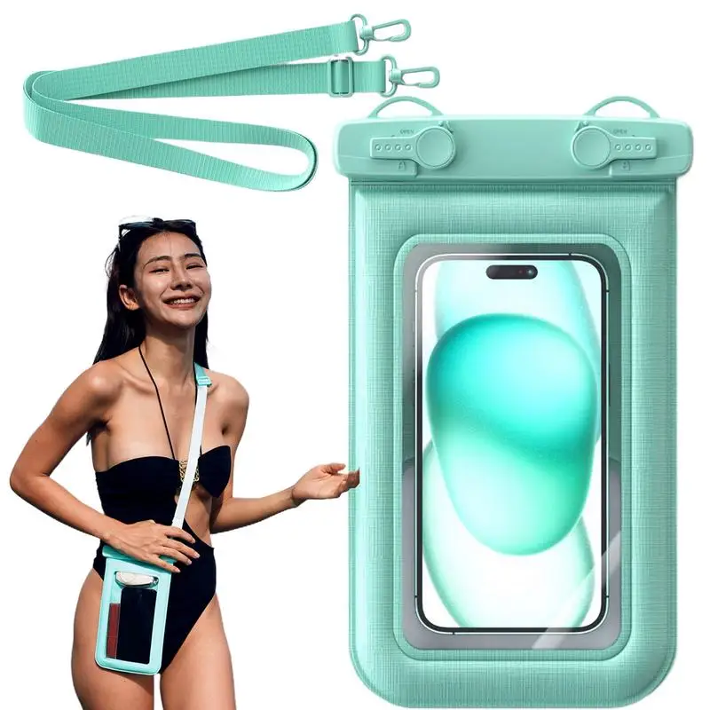 

Плавающая подушка безопасности с сенсорным экраном, водонепроницаемая сумка для плавания, чехол для телефона, IPX8, водонепроницаемый чехол для телефона, защитный чехол для подводной сумки, сухая сумка