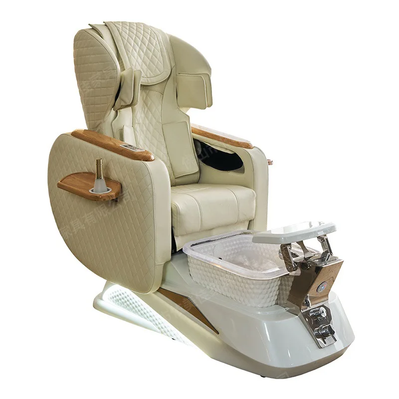 LH Nail Art Foot Massage Light Luxury Foot Therapy Chair Remote Control Backrest Foot Bath Sofa