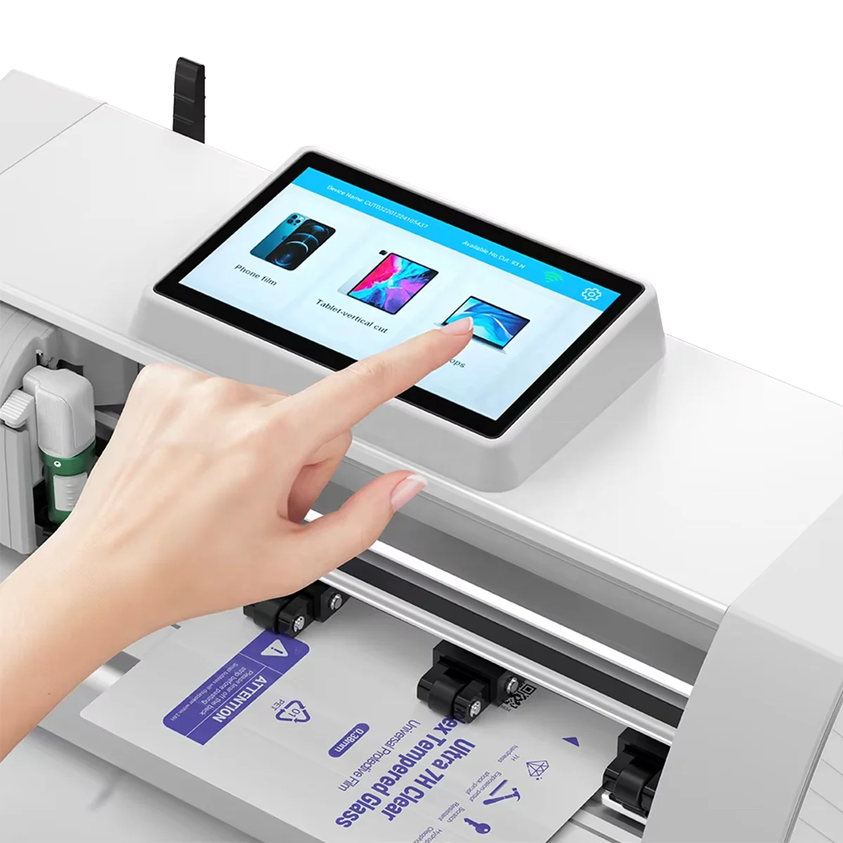 D-KING 5H 7H 9H Screen Protector Plotter Cutting Machine for Front Hydrogel Films With Accuracy Android System or Bluetooth APP 4