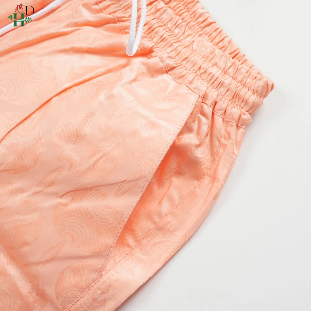 H&D African Clothing For Men Traditional Bazin Riche Embroidery Design Top Long Sleeve Pink 3 Piece Set Muslim Abaya Thobe 2025