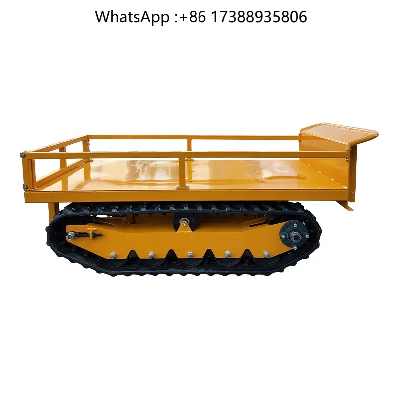 All-terrain Agricultural Small Crawler Chassis Remote-controlled Fully Automatic Crawler Transporter