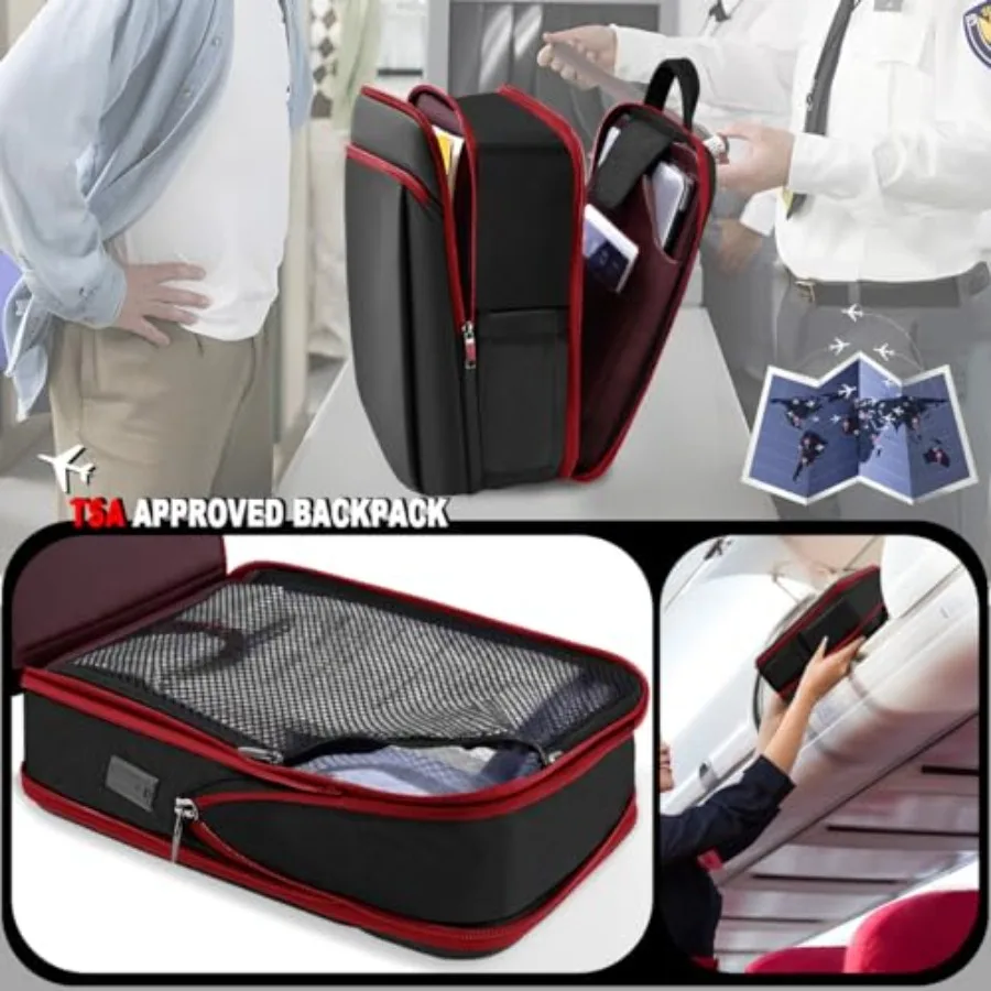Slim and Expandable 15 15.6 16 Inch Laptop Backpack Anti Theft Business Travel Notebook Bag with USB, Multipurpose Large Capaci view 3