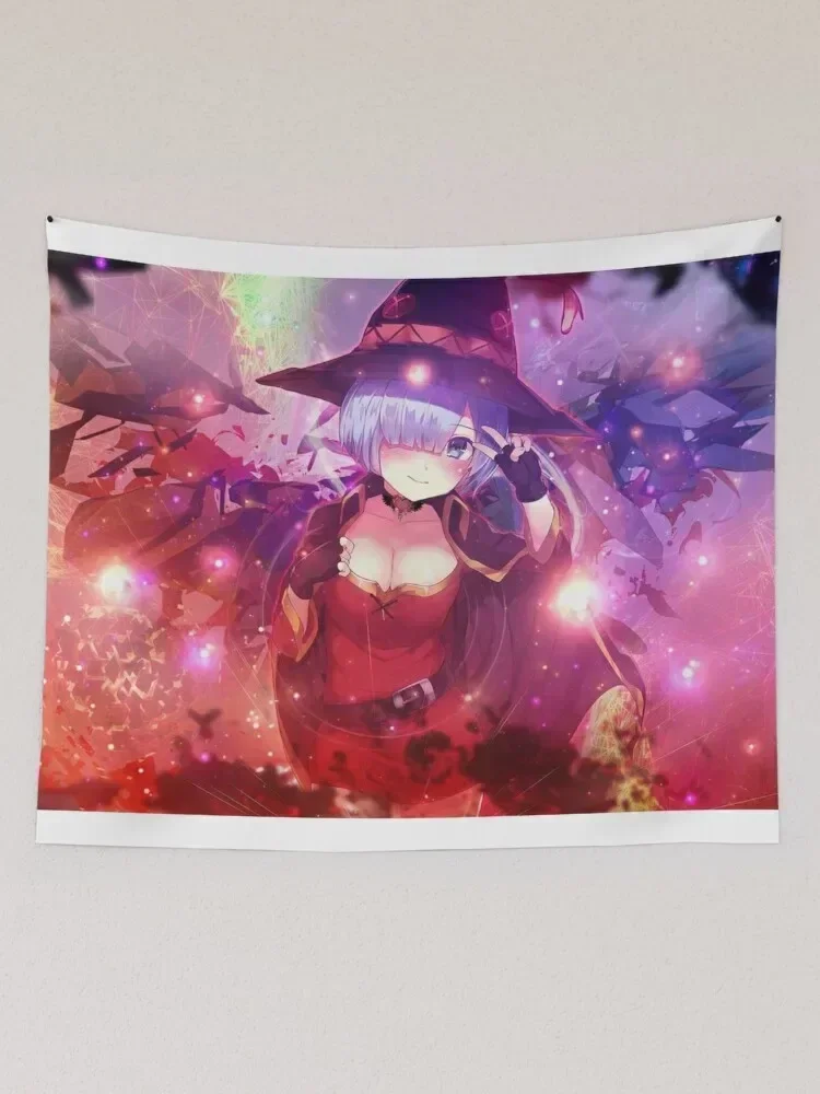 Rem Dressed as Megumin Tapestry Decorative Wall Wall Coverings Tapestry