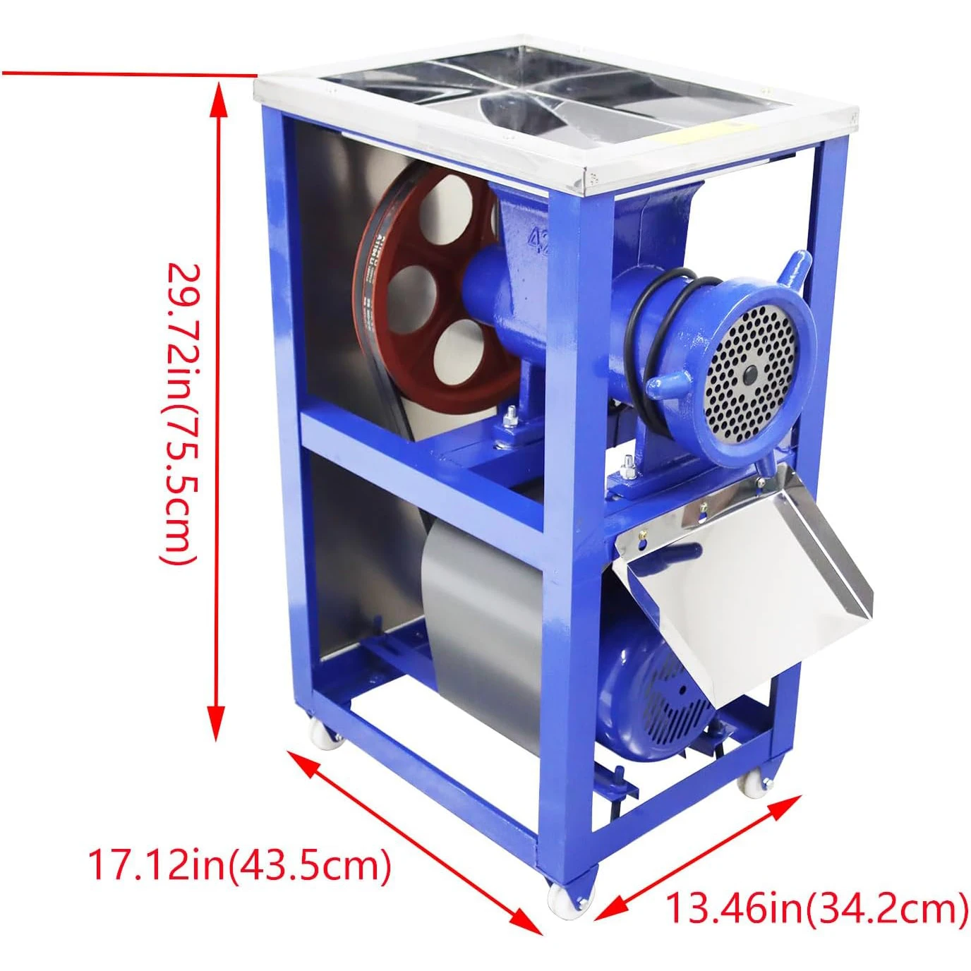 42 نوع كسارة العظام مفرمة اللحم 220 فولت مفرمة اللحم الكهربائية آلة المروحية 200-230 كجم/ساعة لعظام الدواجن الصغيرة واللحوم النباتية