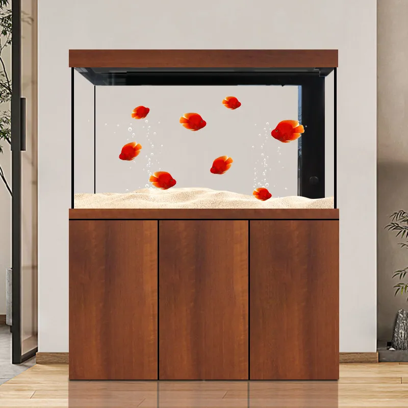 Panoramic Transparent Aquariu No Water Change Required Reception Desk Smart Integrated Cylinder Ffice Furniture Военное ДелоLJ40