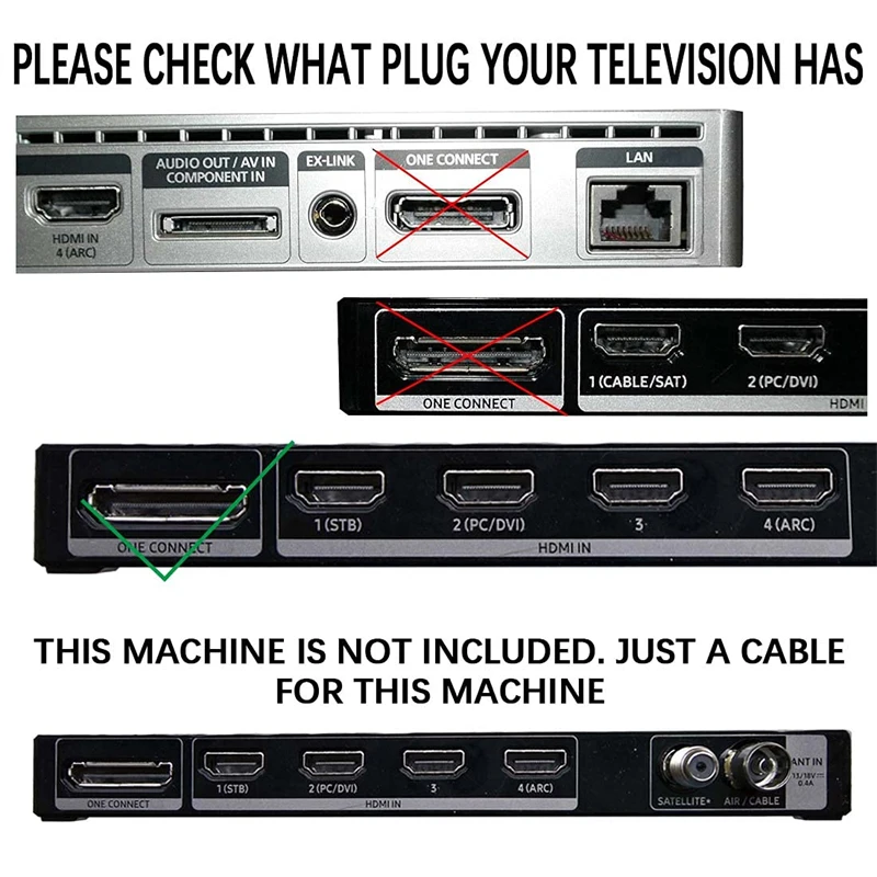 BN39-02210A BN39-02248A BN81-13268A BN39-02210C BN39-02248B Один соединительный кабель для Samsung Smart UN49KS7000FXZX UN49KS8000FXZA
