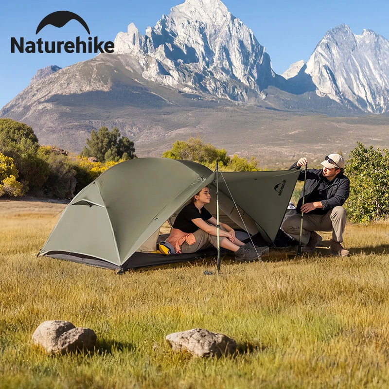 Naturehike Mongar PRO Ultralight 1/2/3 Person Tent Camping Outdoor Waterproof 20D Nylon Backpacking Travel Cycling Tent