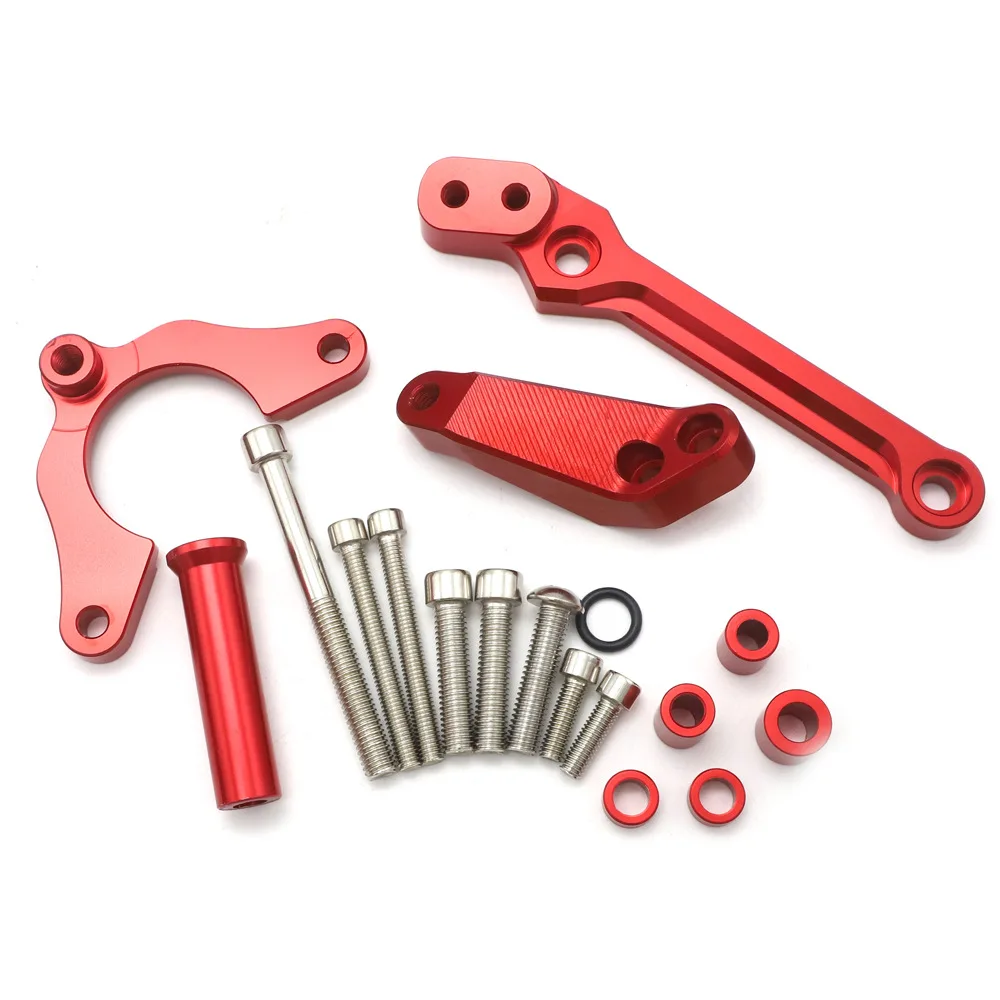For Kawasakis Z900 Motorcycle Accessories Adjustable Steering Stabilization Shock Absorber Titanium Ruler Damper In Stock
