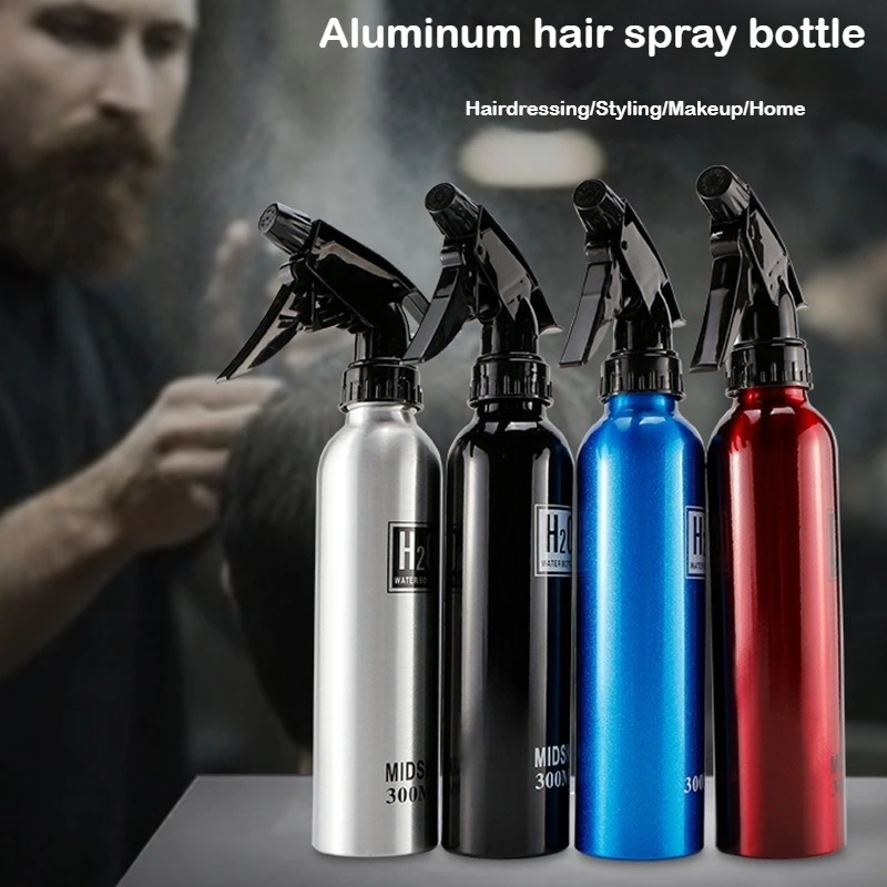 200/300/500ml de alta pressão contínua cabeleireiro spray garrafa atomizador recipiente portátil beleza barbeiro cabeleireiro garrafa