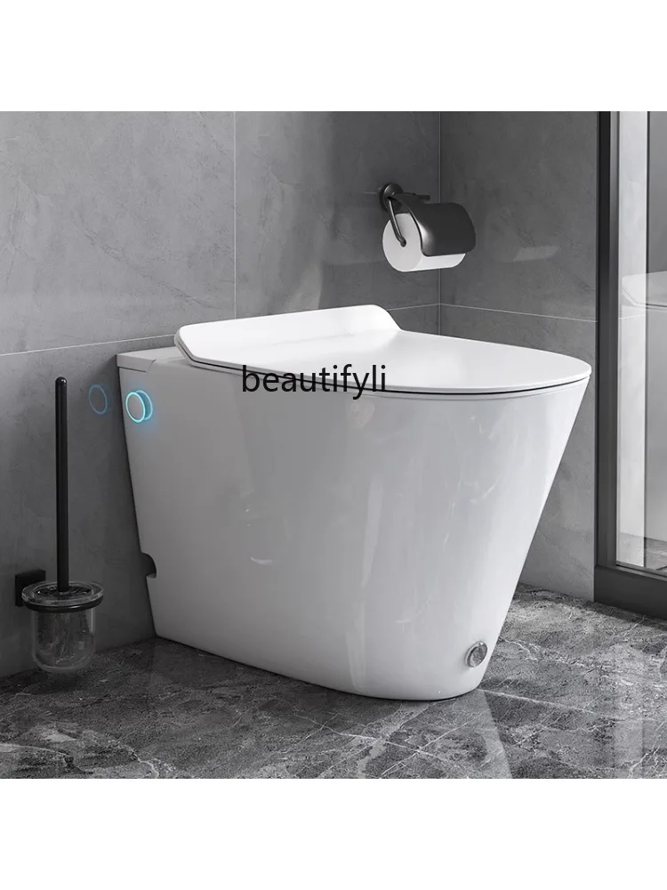 Household Wall Row Toilet Small Apartment Bathroom Rear Row Toilet without Tank Side Row Toilet