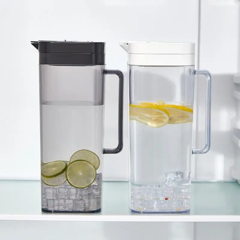 

Large Capacity Water Pitcher with Handle Refrigerator Cold Brew Teapot for Beverage Water