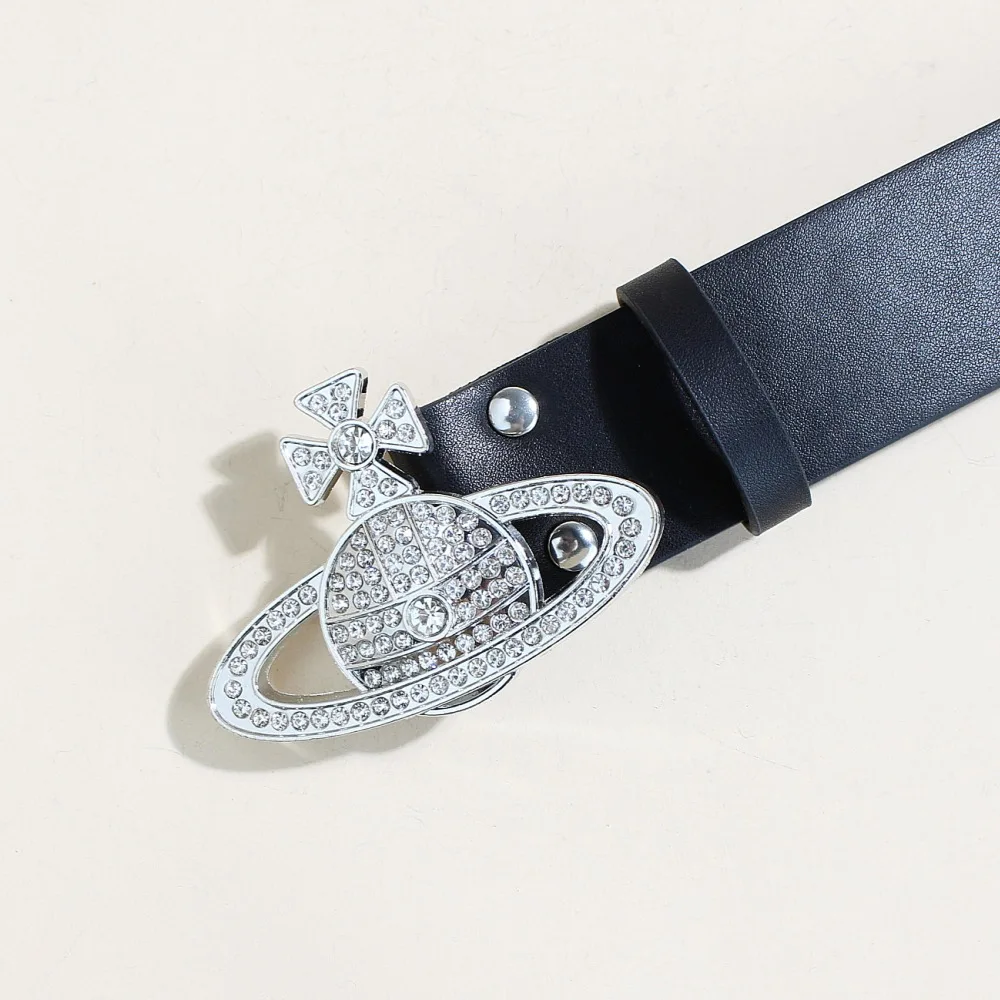 2025 New Women's Rhinestone Bucket Belt - Sparkle Western Jeans Accessory, Adjustable Waist Strap, Chic Cowgirl Style