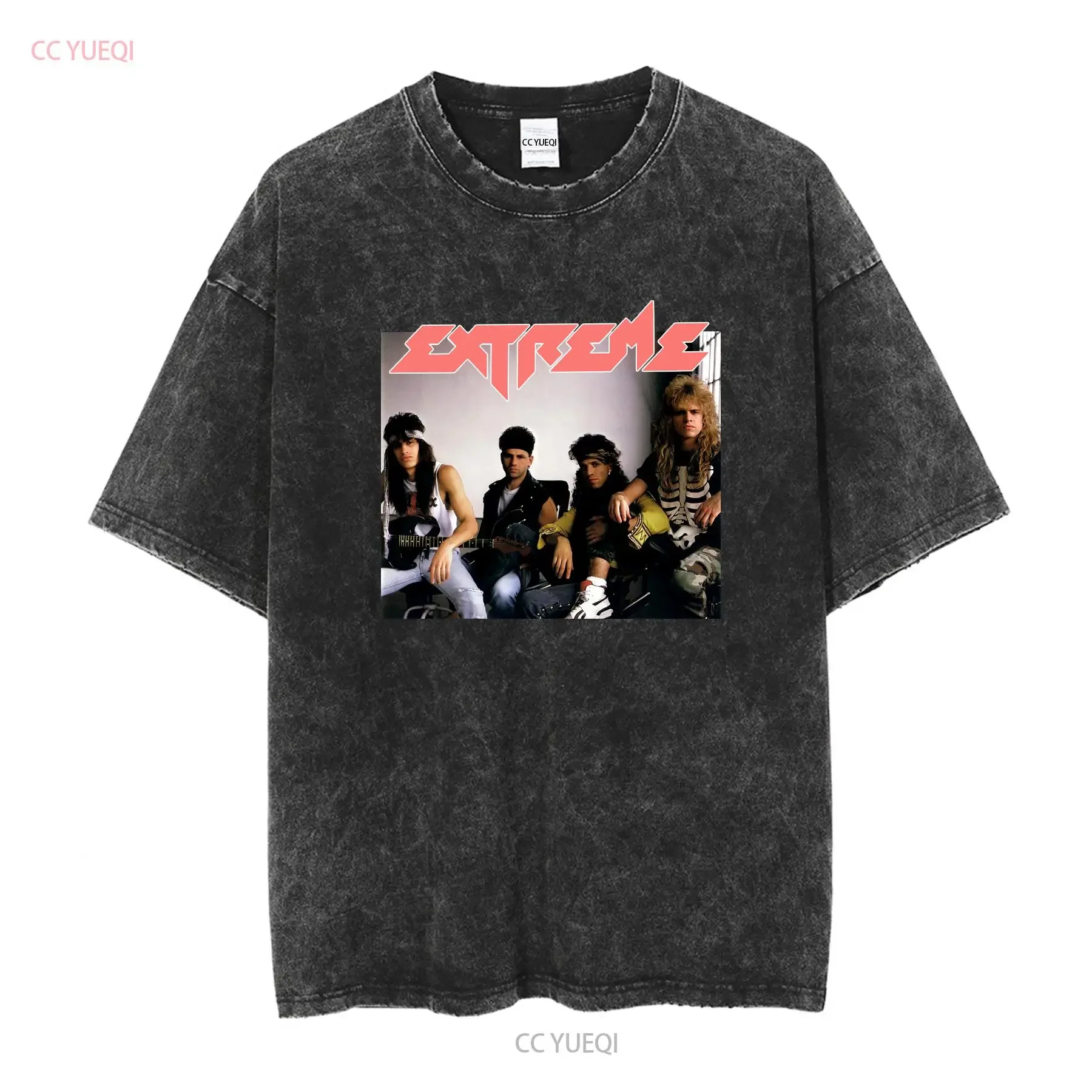 Extreme band get the funk out nuno gary double sided glam concerT T Shirt vintage Washed designer clothes Slightly Casual