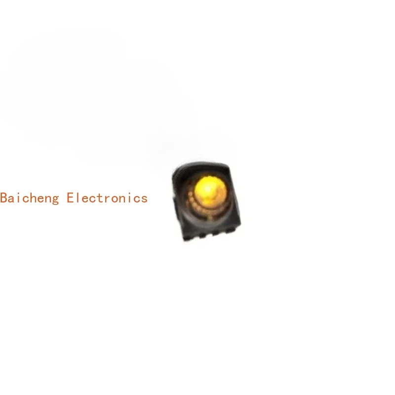 10PCS With yellow green light button, waterproof dust with dual color light touch button, bent foot 5-pin switch