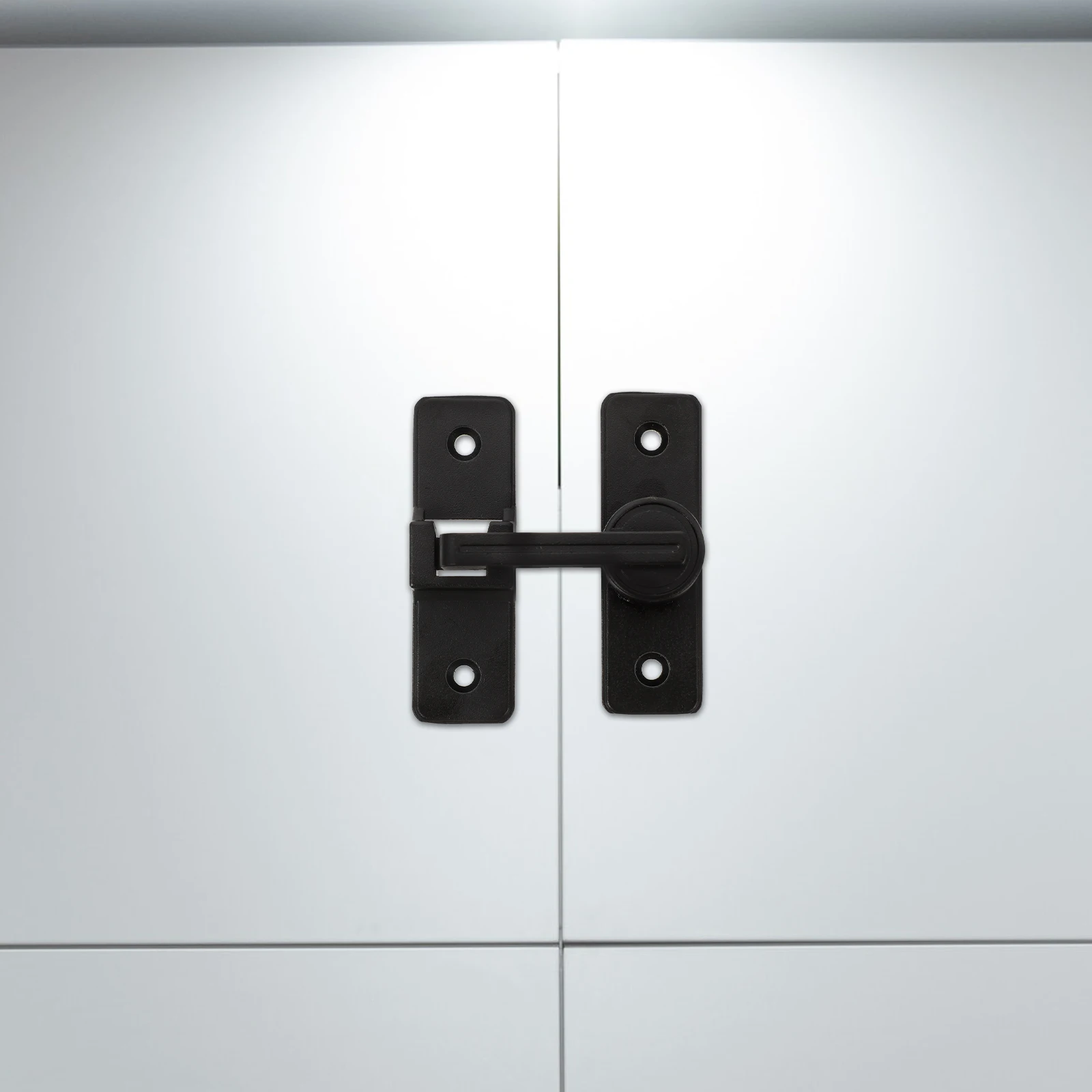 

Barn Door Latch Stainless Steel Durable 180 Degree Lock for Sliding Screen Doors Garden Cabinets Bathroom Home Security