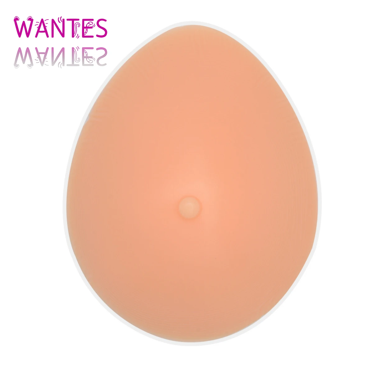 WANTES Single Piece Drop Shape Silicone Breast Prosthesis Realistic Chest Fake Boobs for After Mastectomy Cosplay Transgender