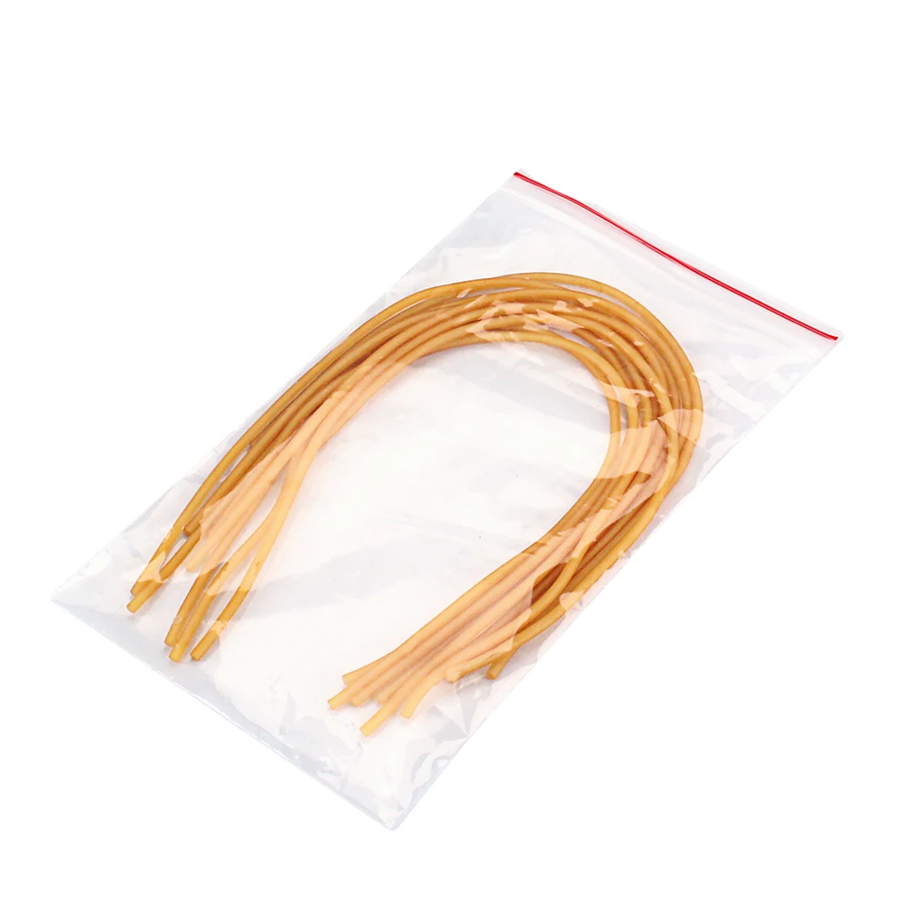 

10 Pcs Bamboo Cover Chinese Dulcimer Tube Yangqin Accessories Orange Rubber