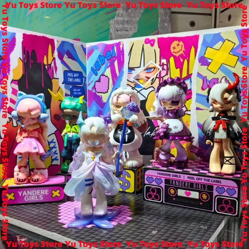 

В наличии Yandere Gires Generation Two Removes The Label Series Toys Doll Kawaii Рисунок Настольные украшения Подарок-сюрприз