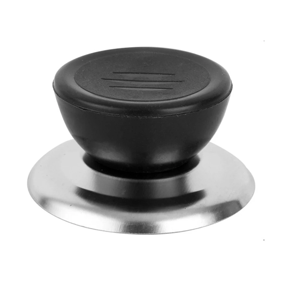 Pot Lid Knob Black Bakelite Pot Lid Knob High Temperature Resistance Ergonomic Non-slip Grip Sleek Modern Design