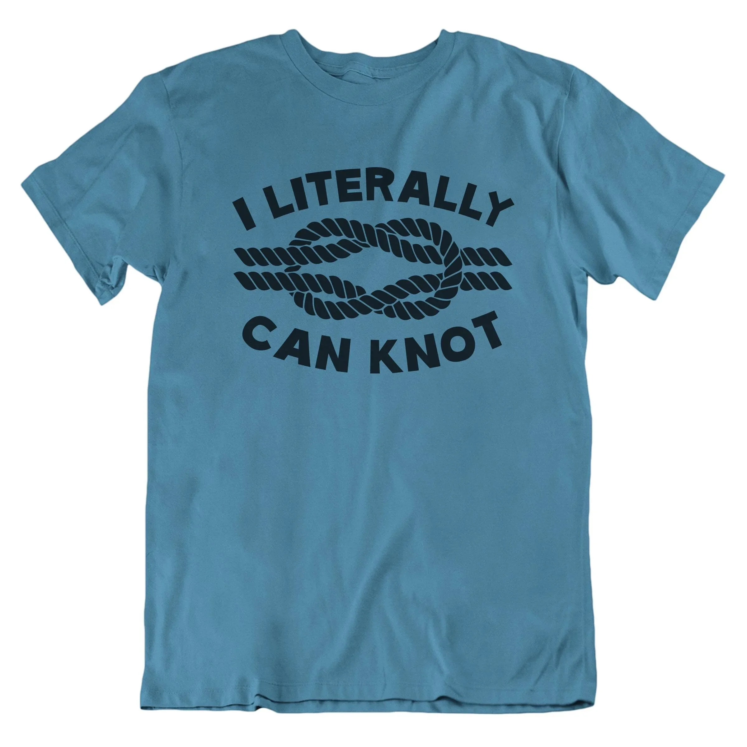 I Literally Can Knot T Shirt Funny Mens s Novelty Weird