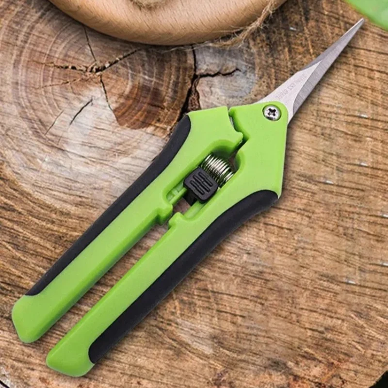 

Ножницы для цветочных ветвей из нержавеющей стали, садовые ножницы с прямой головкой, секаторы, садовые ножницы для фруктовых деревьев